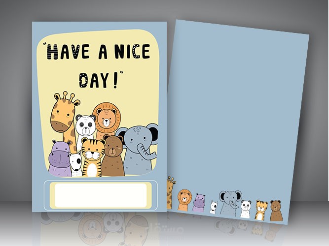 تصميم غلاف دفتر للأطفال