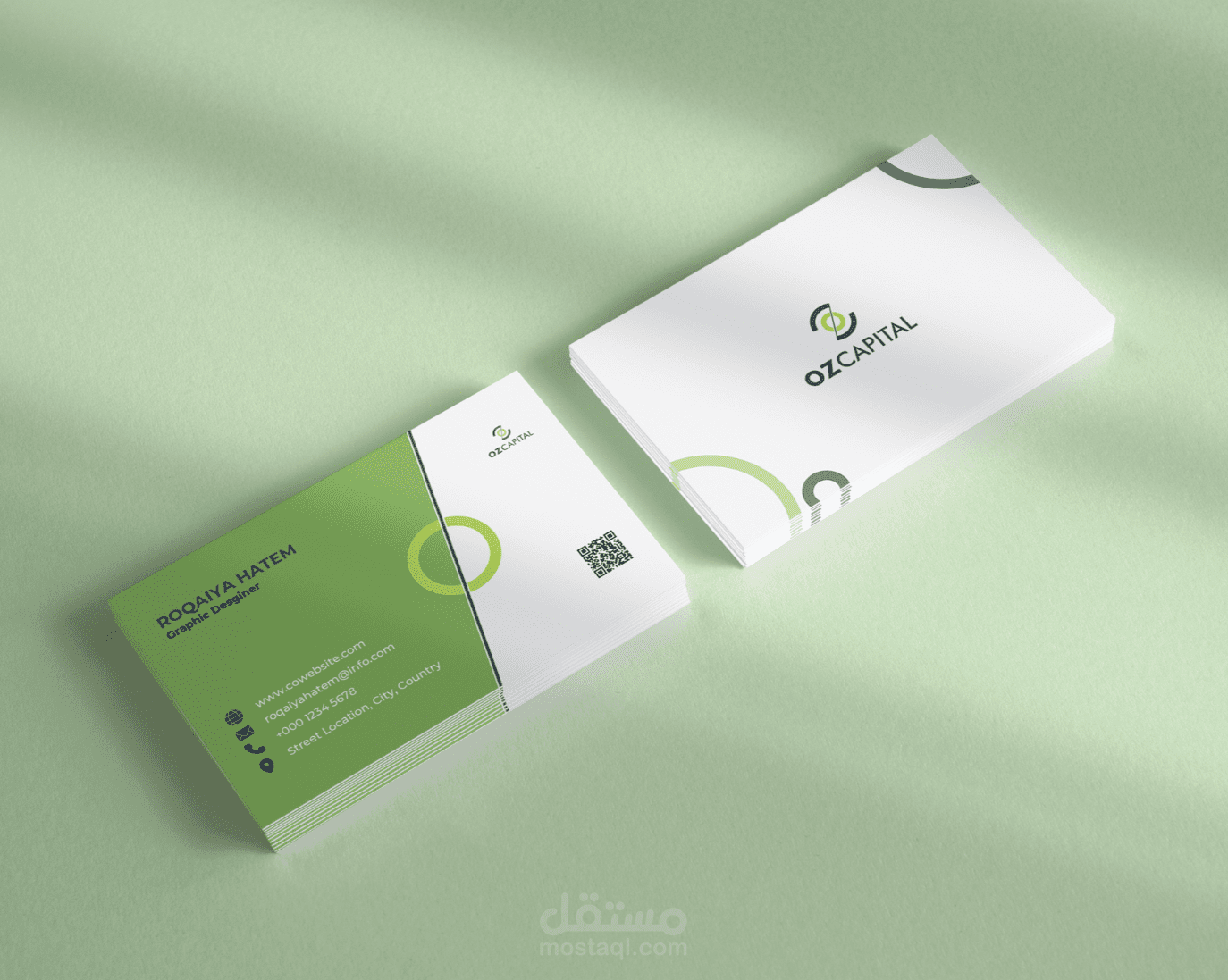 تصميم بطاقة عمل (Business card design)