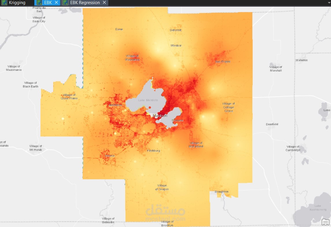 Interpolation Heat Map