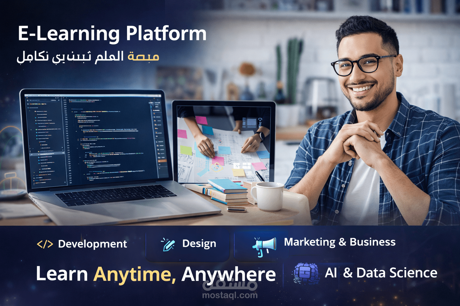 منصة تعليم إلكتروني (E-Learning Platform)