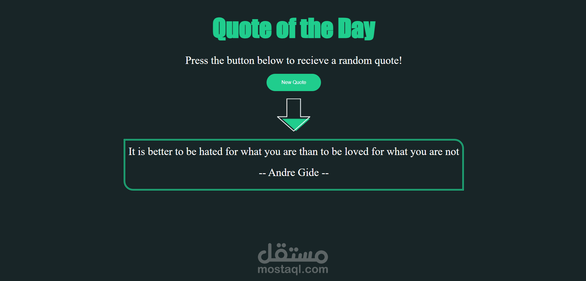 Quote of the Day