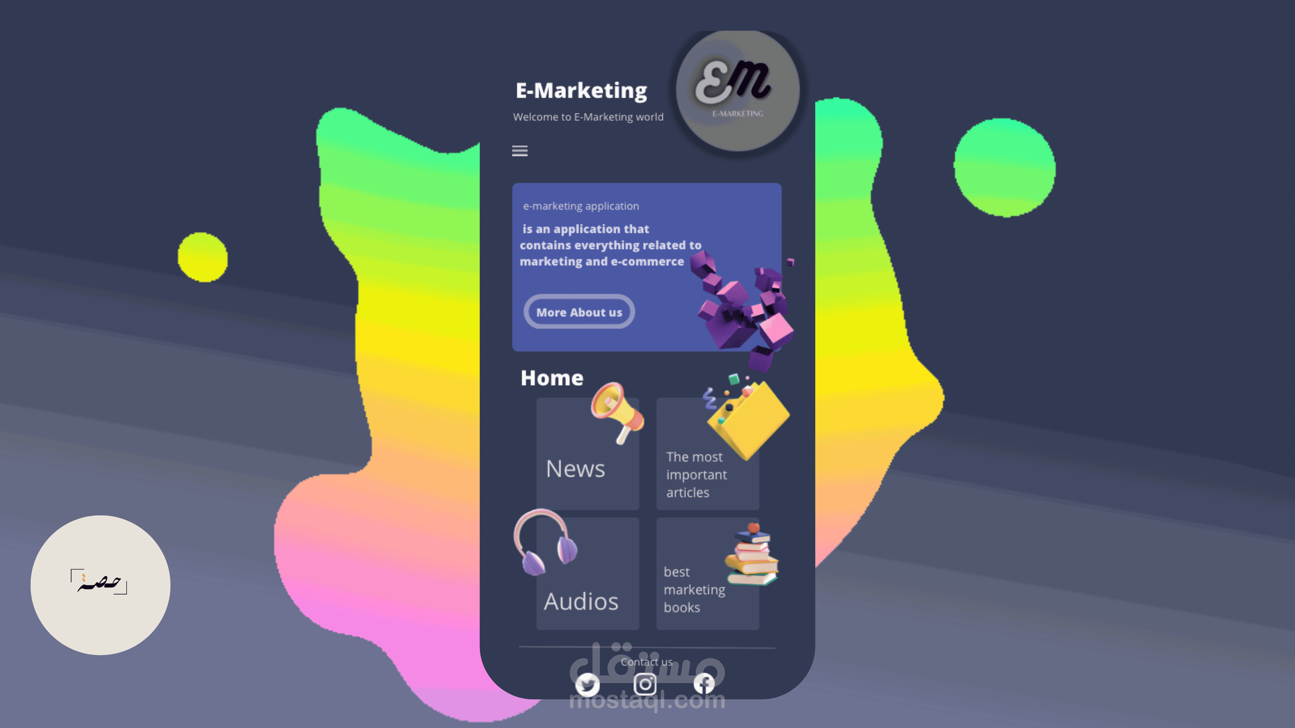 UI app design