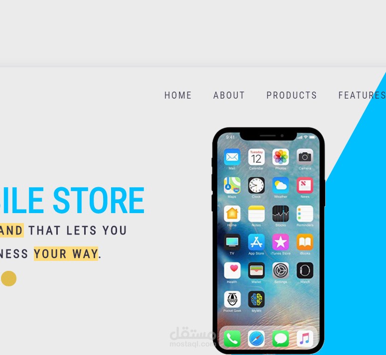 Landing page