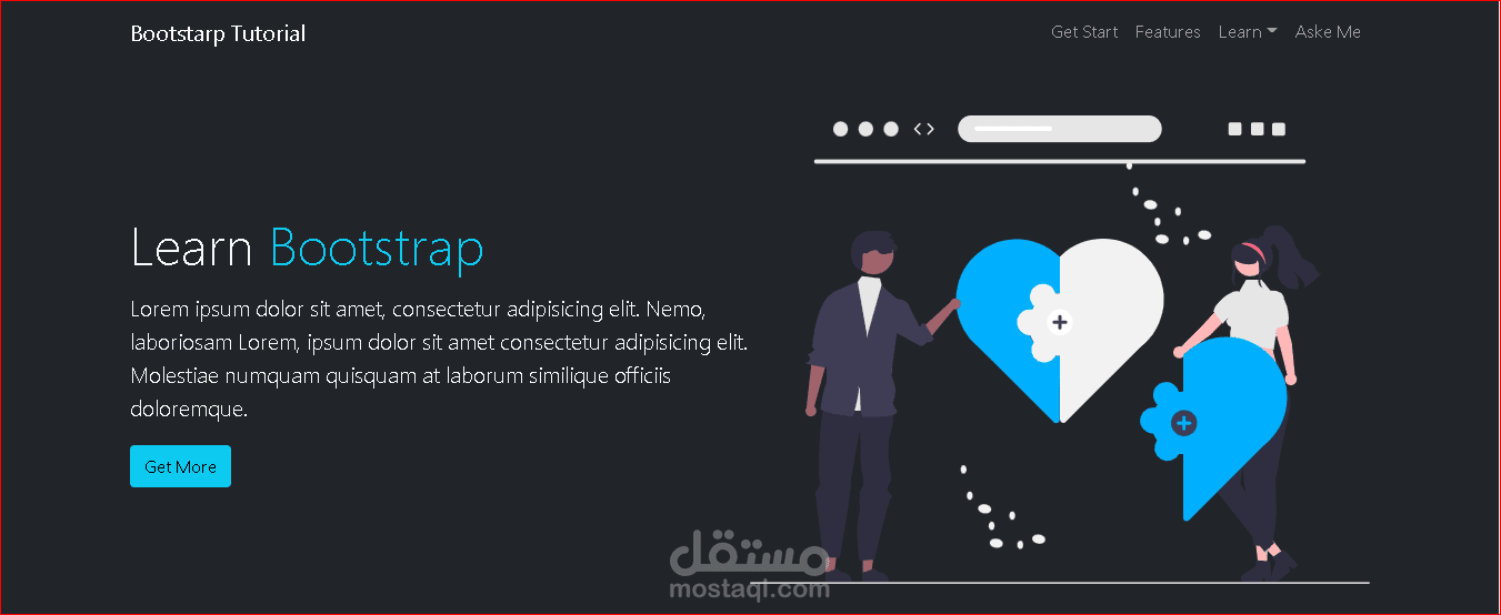 Templet With Bootstrap