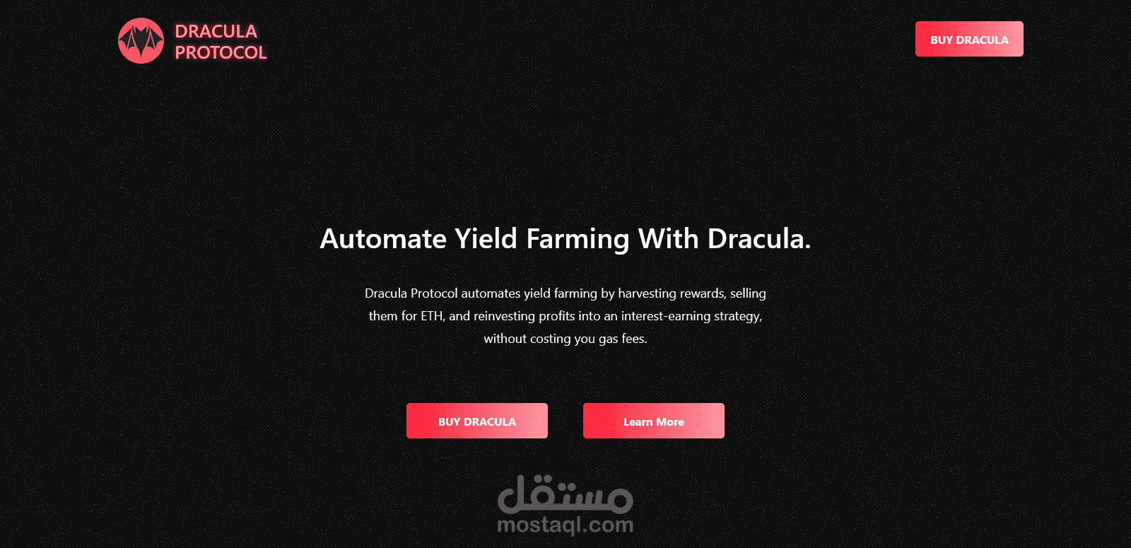 crypto currency landing page
