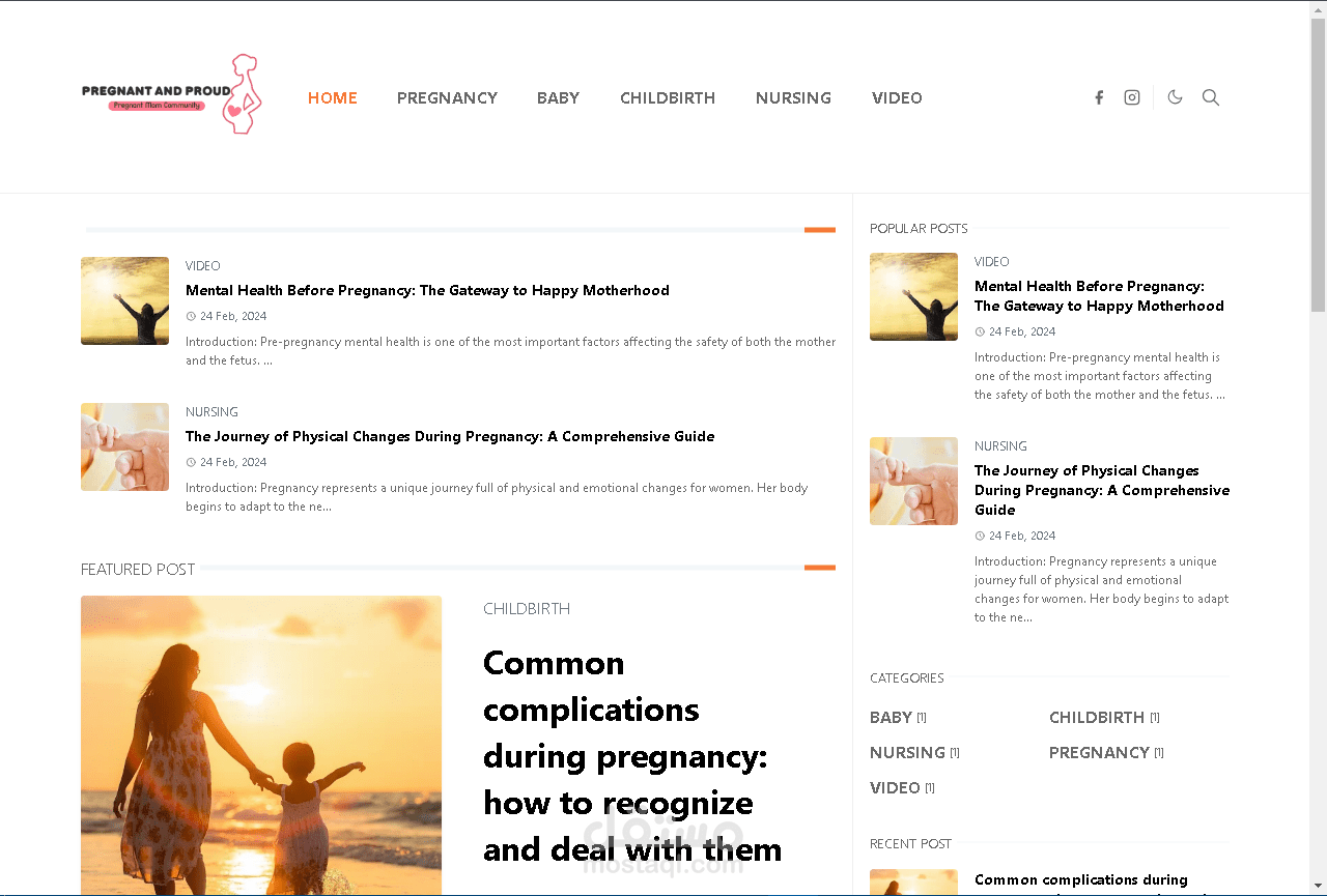 موقع احترافي علي بلوجر