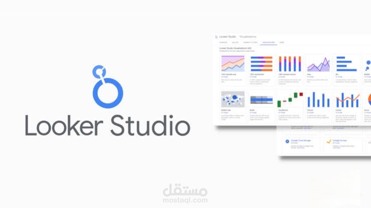 تصميم لوحة تحكم Google Analytics 4 احترافية باستخدام Looker Studio مع تقرير تفاعلي