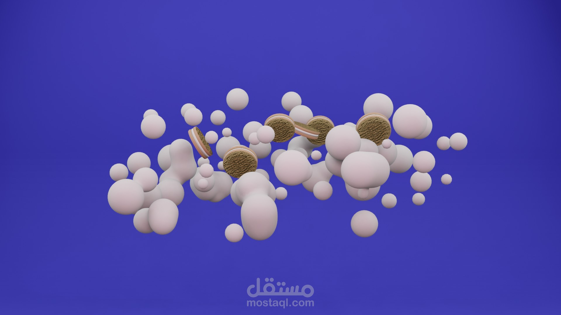 اعلان بسكويت