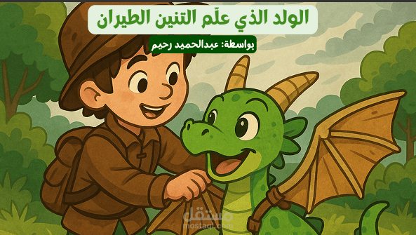قصة قصيرة بعنوان ( الولد الذي علم التنين الطيران )