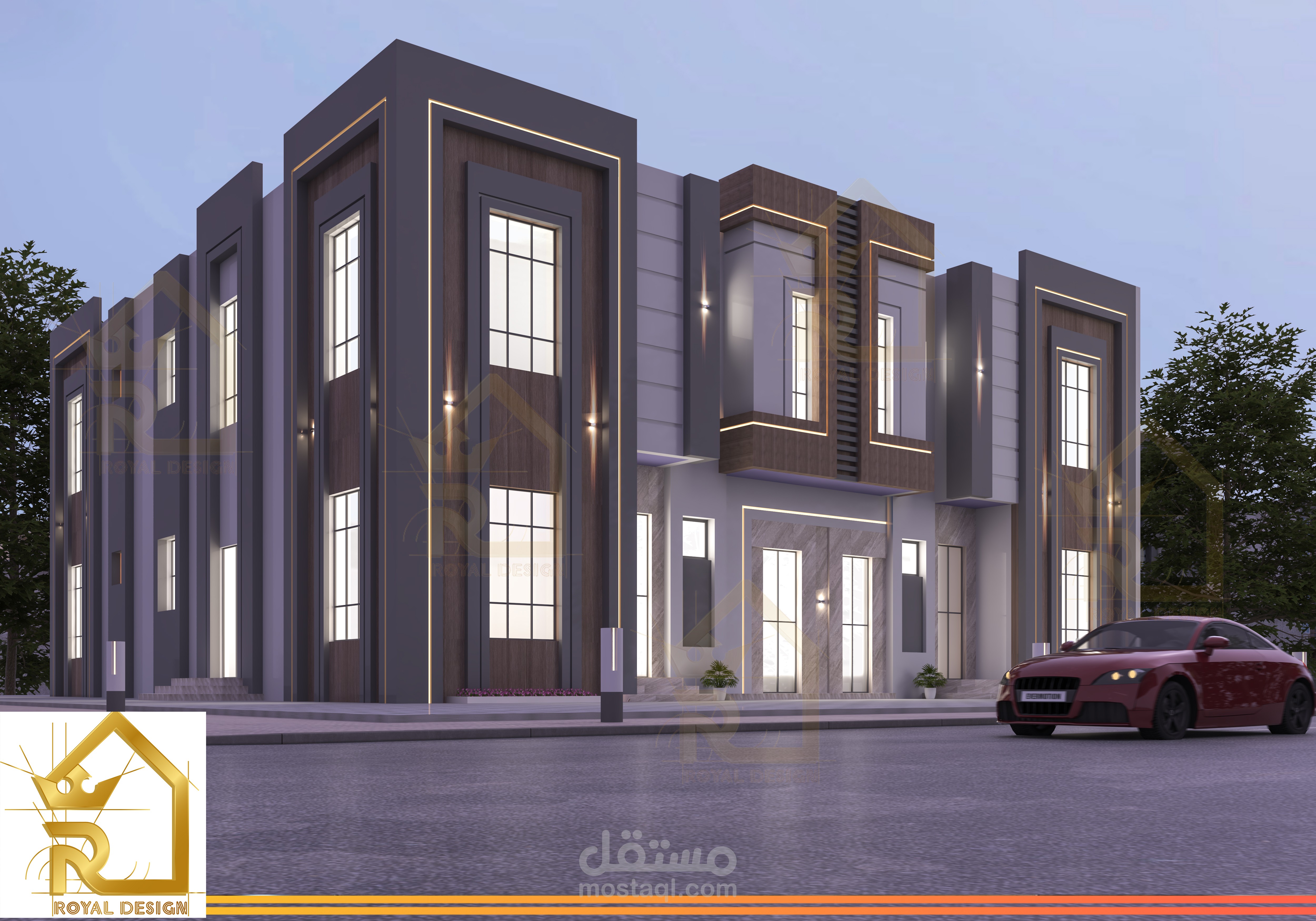 واجهة مودرن