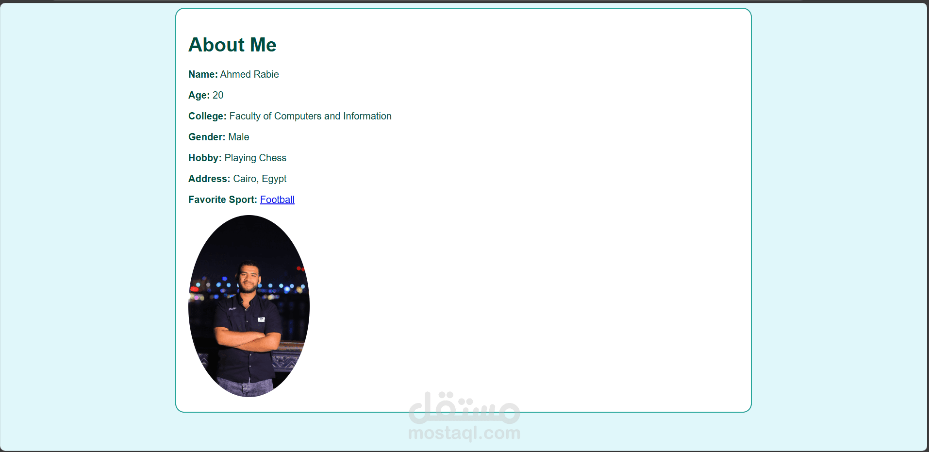 Personal Portfolio