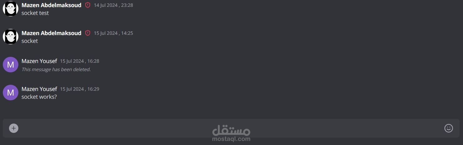 Real time chat