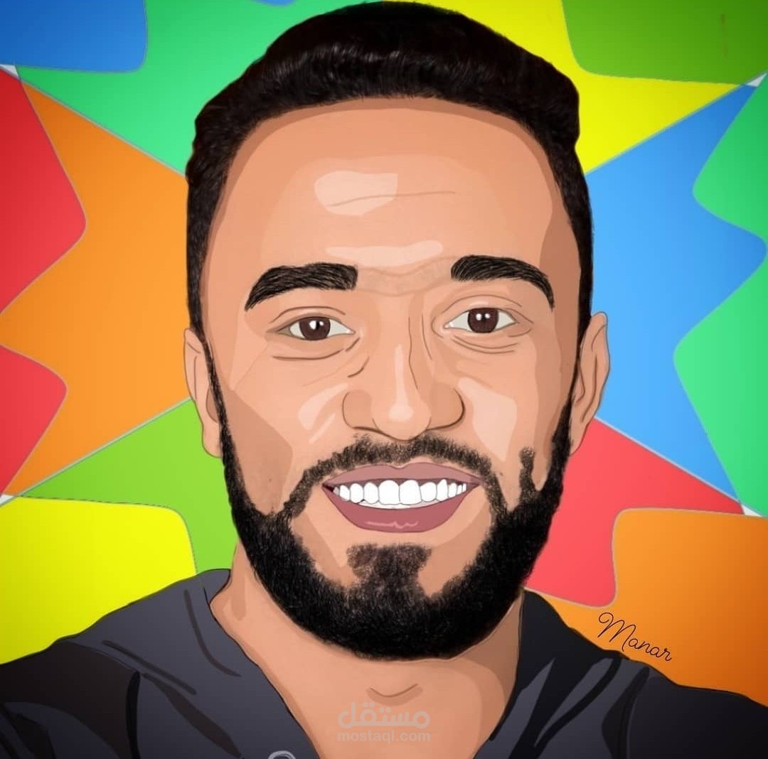 رسم صورة فيكتور باحترافية عالية
