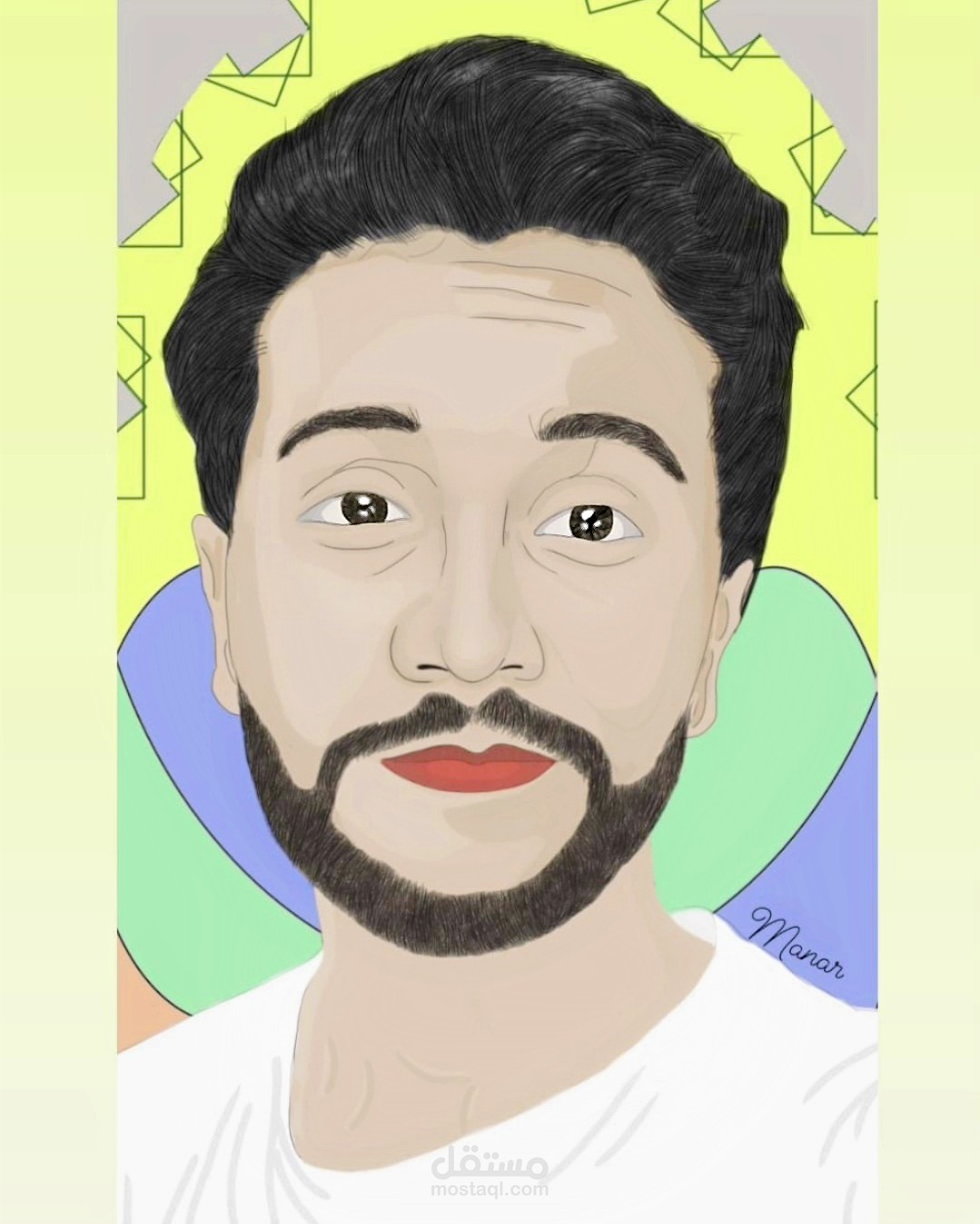 رسم صوره فيكتور بجودة عالية