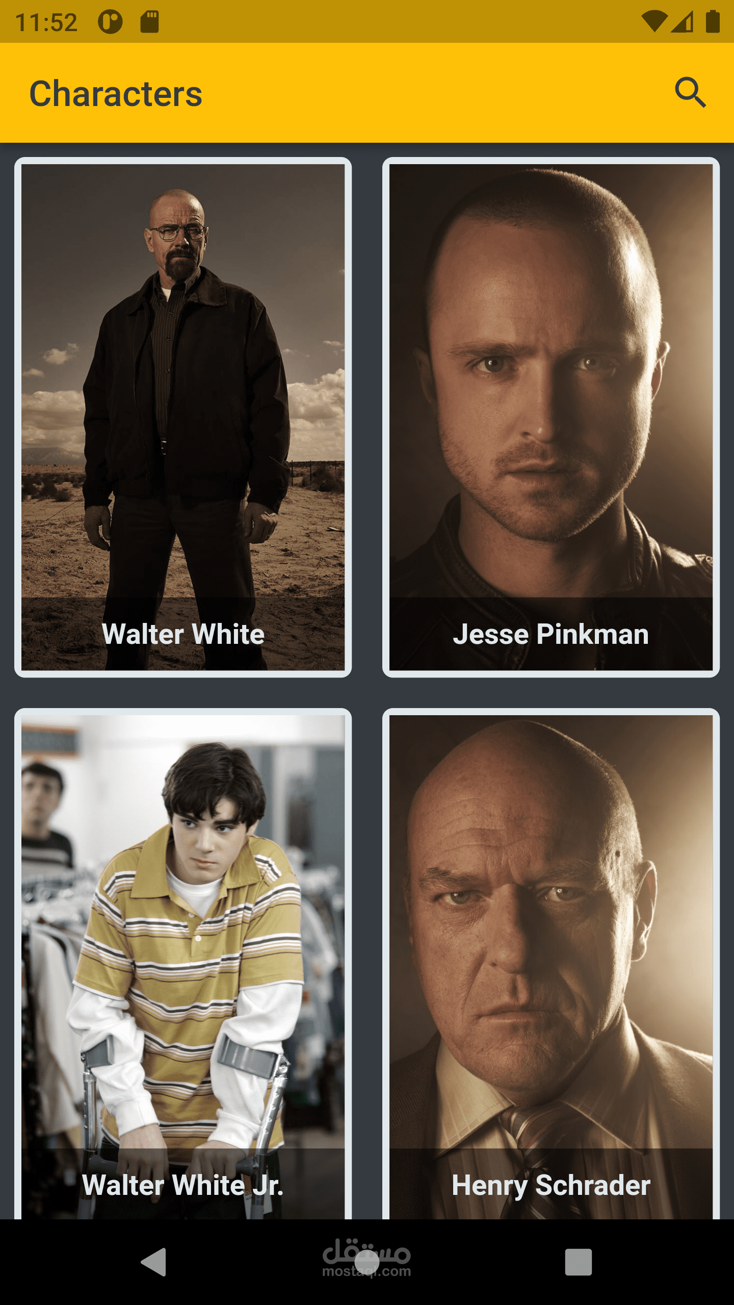 breaking bad characters app