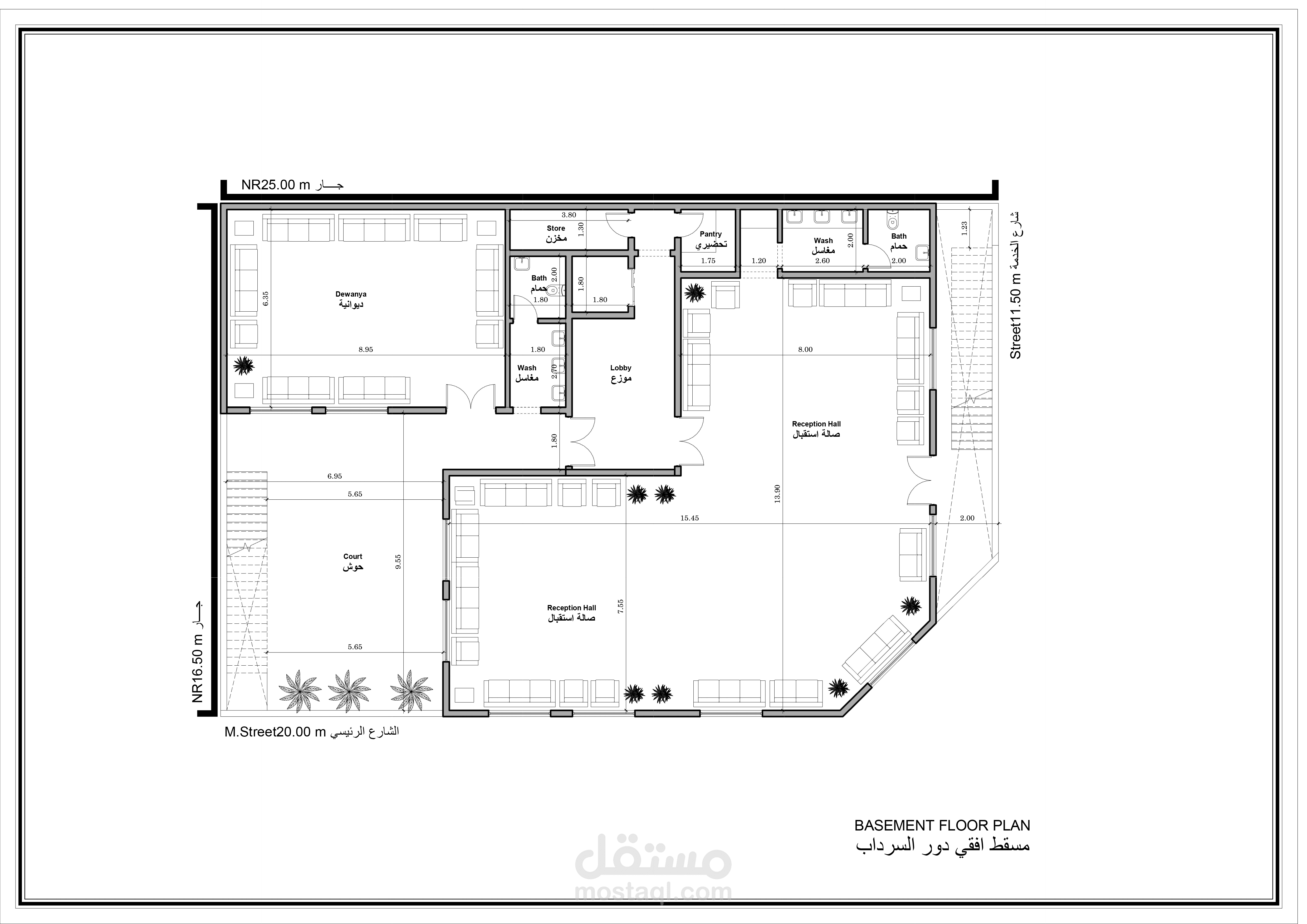 تصميم مخطط - قسيمة 400 م2 - الكويت