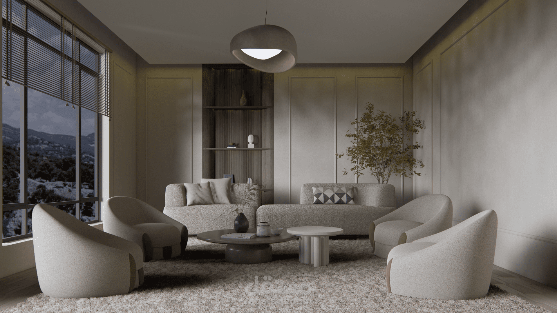 تصميم غرفة معيشة