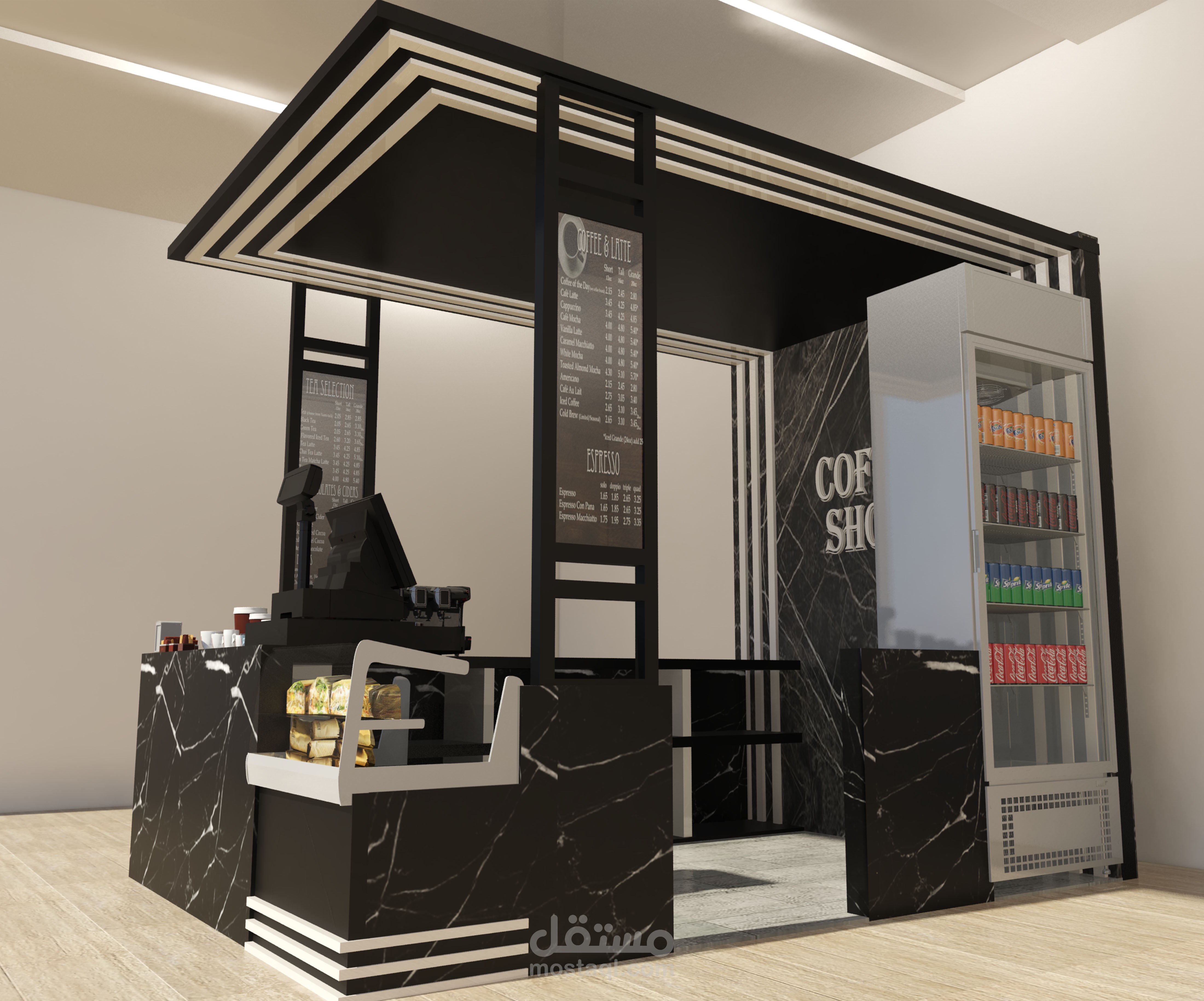 تصميم كوفي شوب بالسعودية