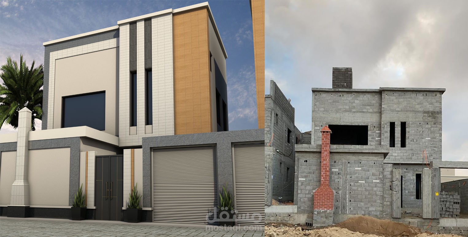 تصميم لواجهه