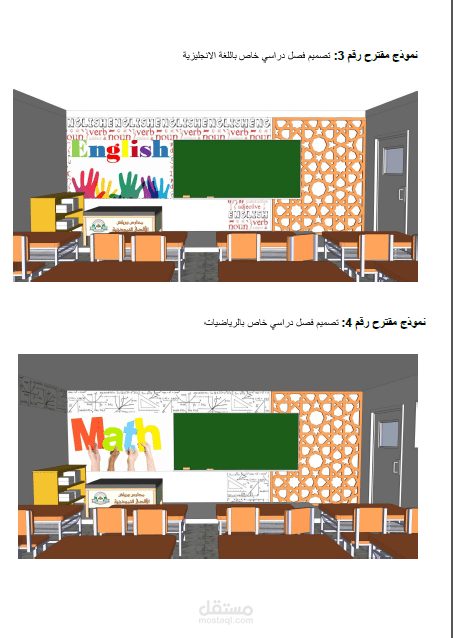 اعداد نماذج تصميم داخلي