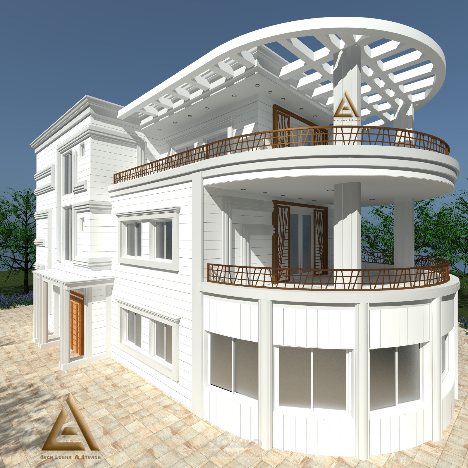 تصميم خارجي لفيلا