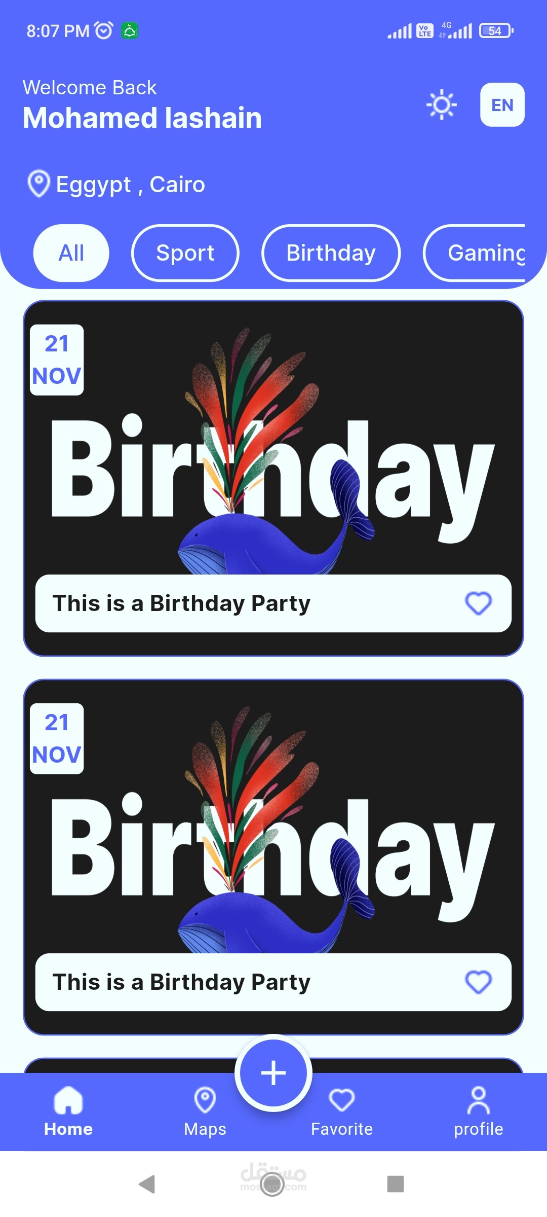 Eveny app