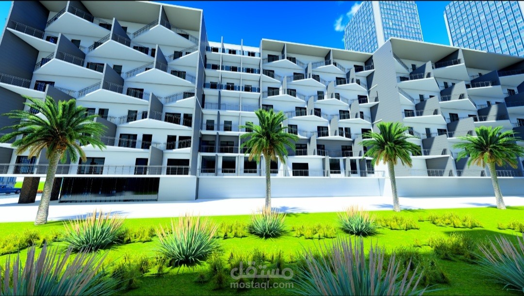 مبنى شقق سكنية