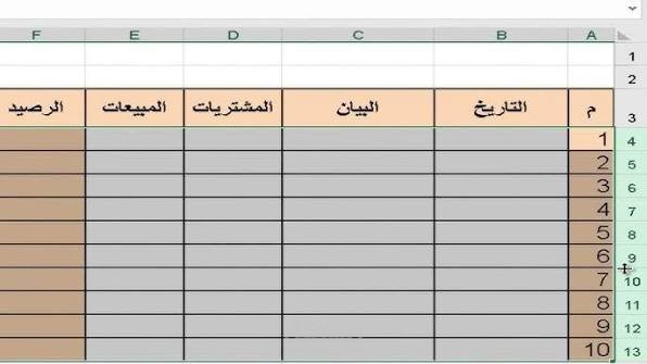 جداول اكسيل مميزة
