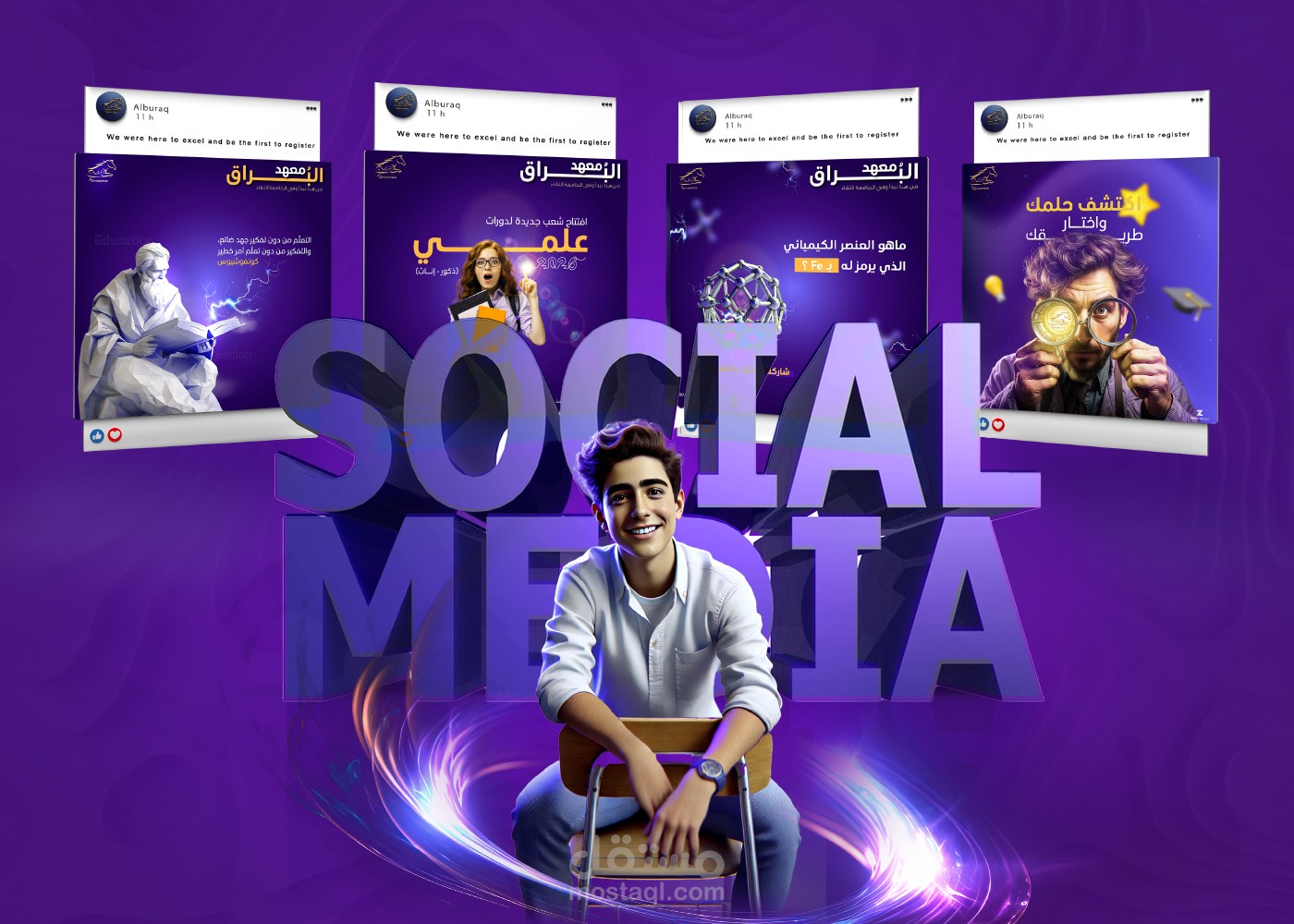 Social media designs - Institute