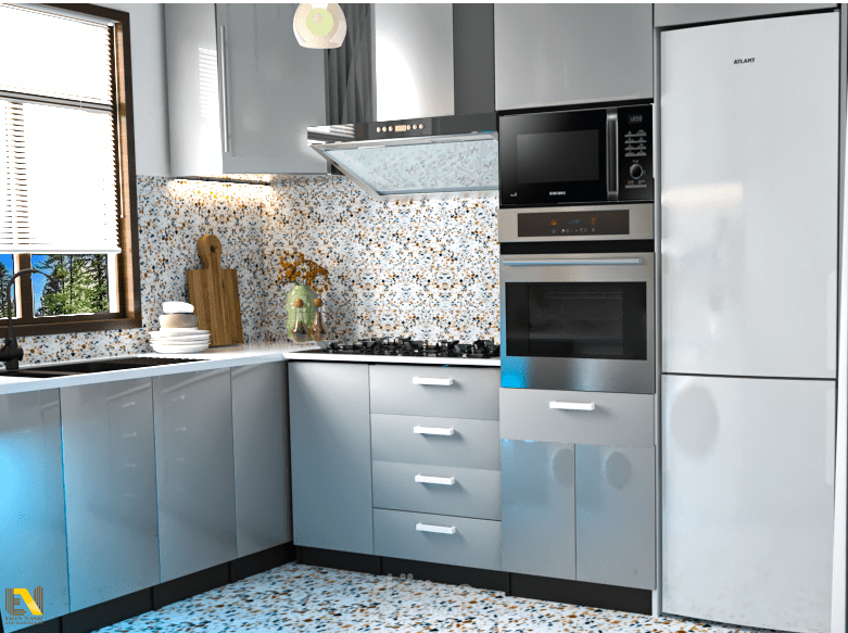 تصميم داخلي لمطبخ