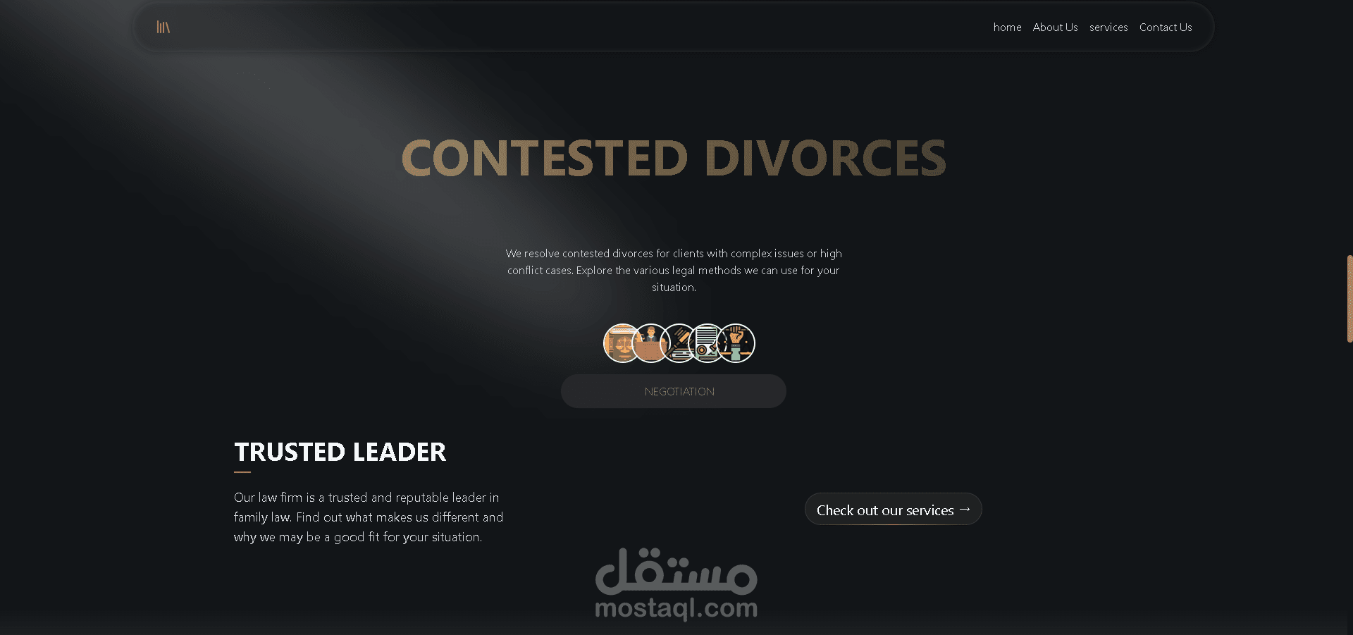 موقع مكتب محاماة | Law Firm
