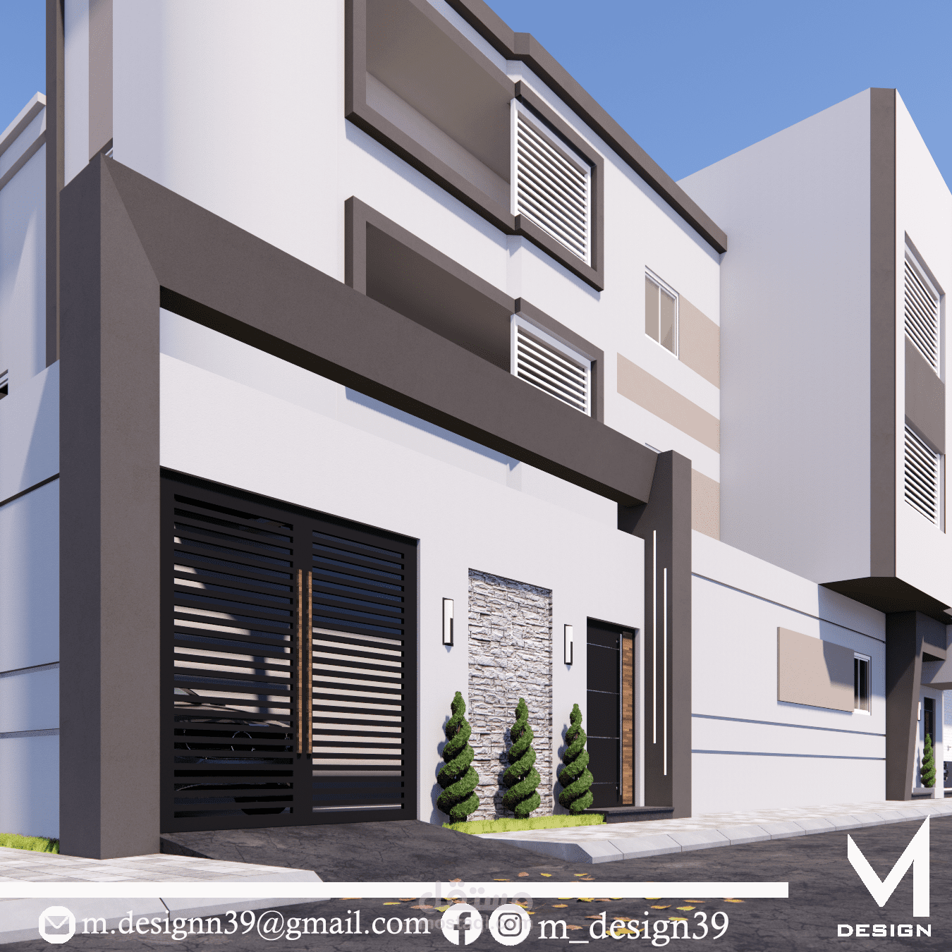 تصميم واجهة فيلا