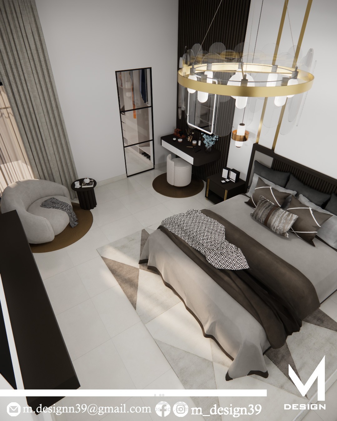 تصميم غرفة نوم مودارن