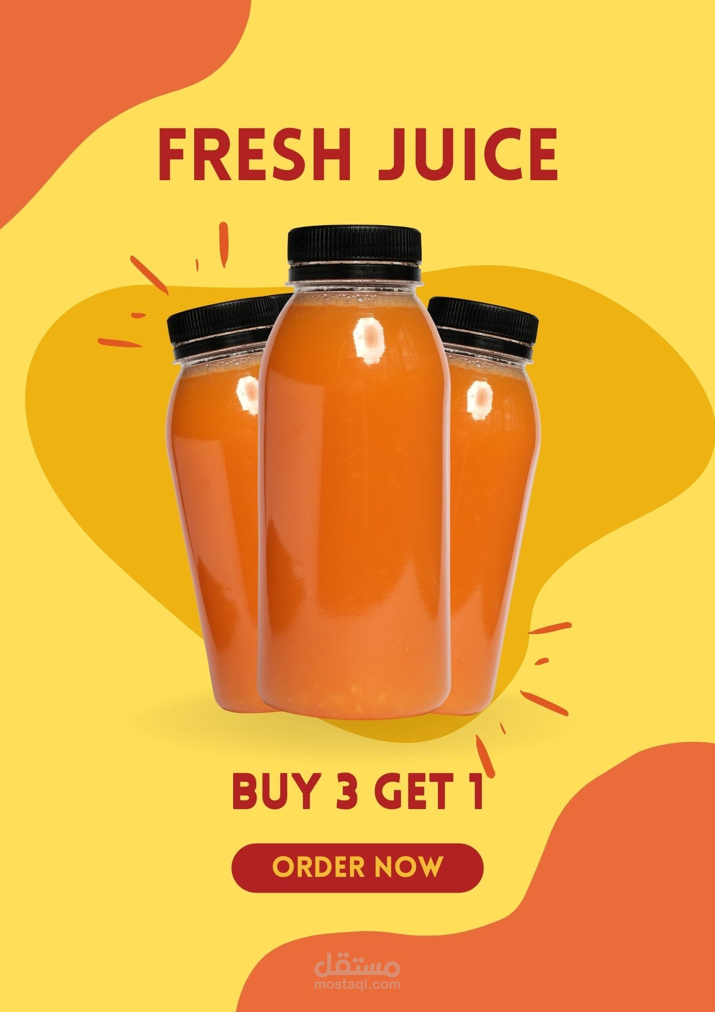 Flyer for juice