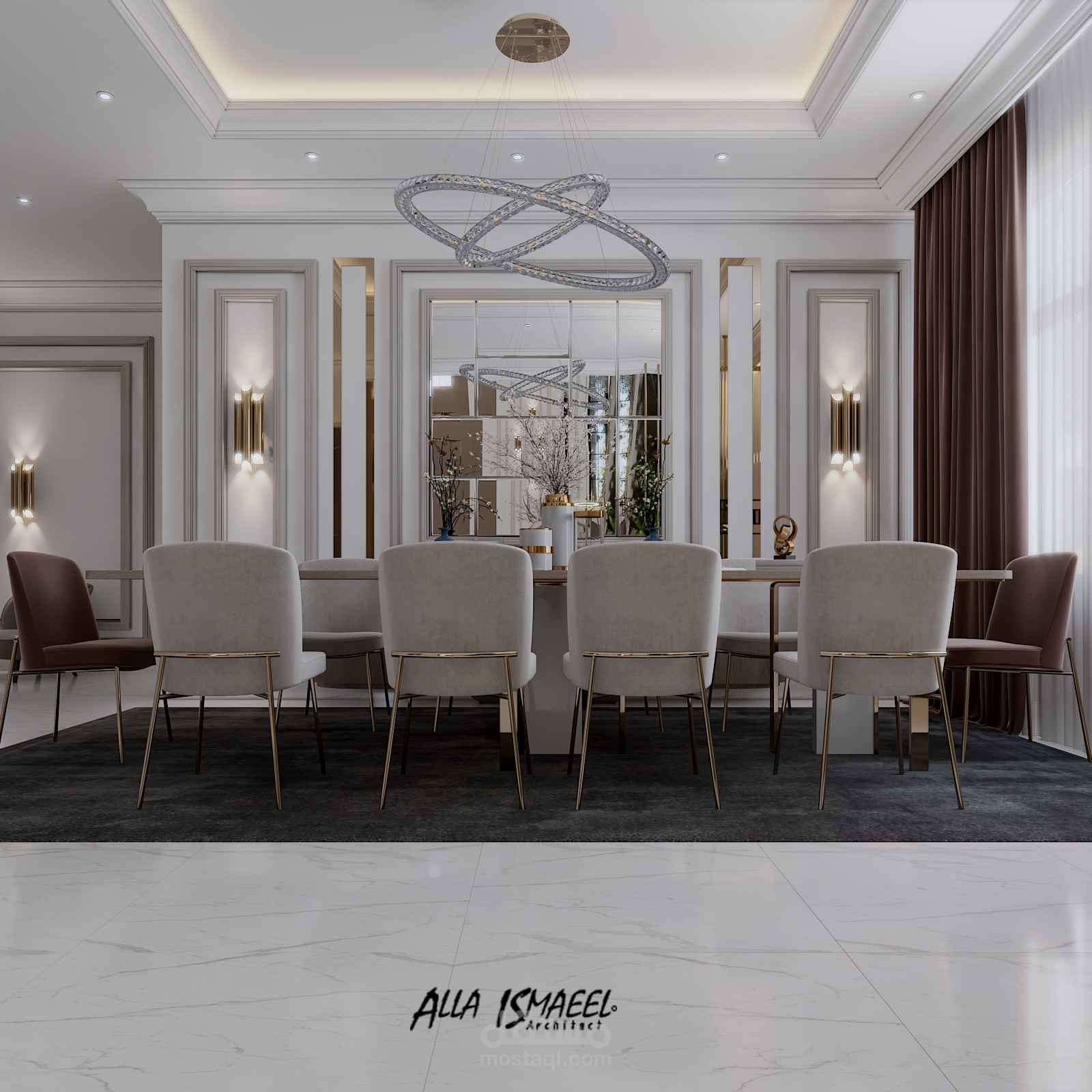 صالة ملحقه بمنطقة طعام