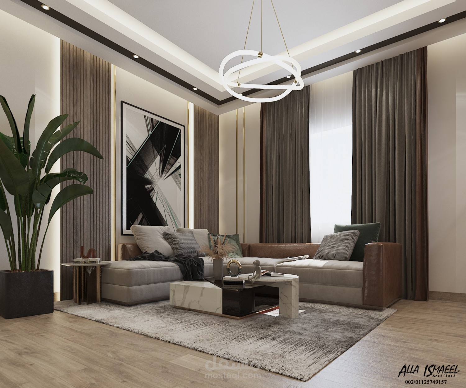 تصميم صالة معيشه