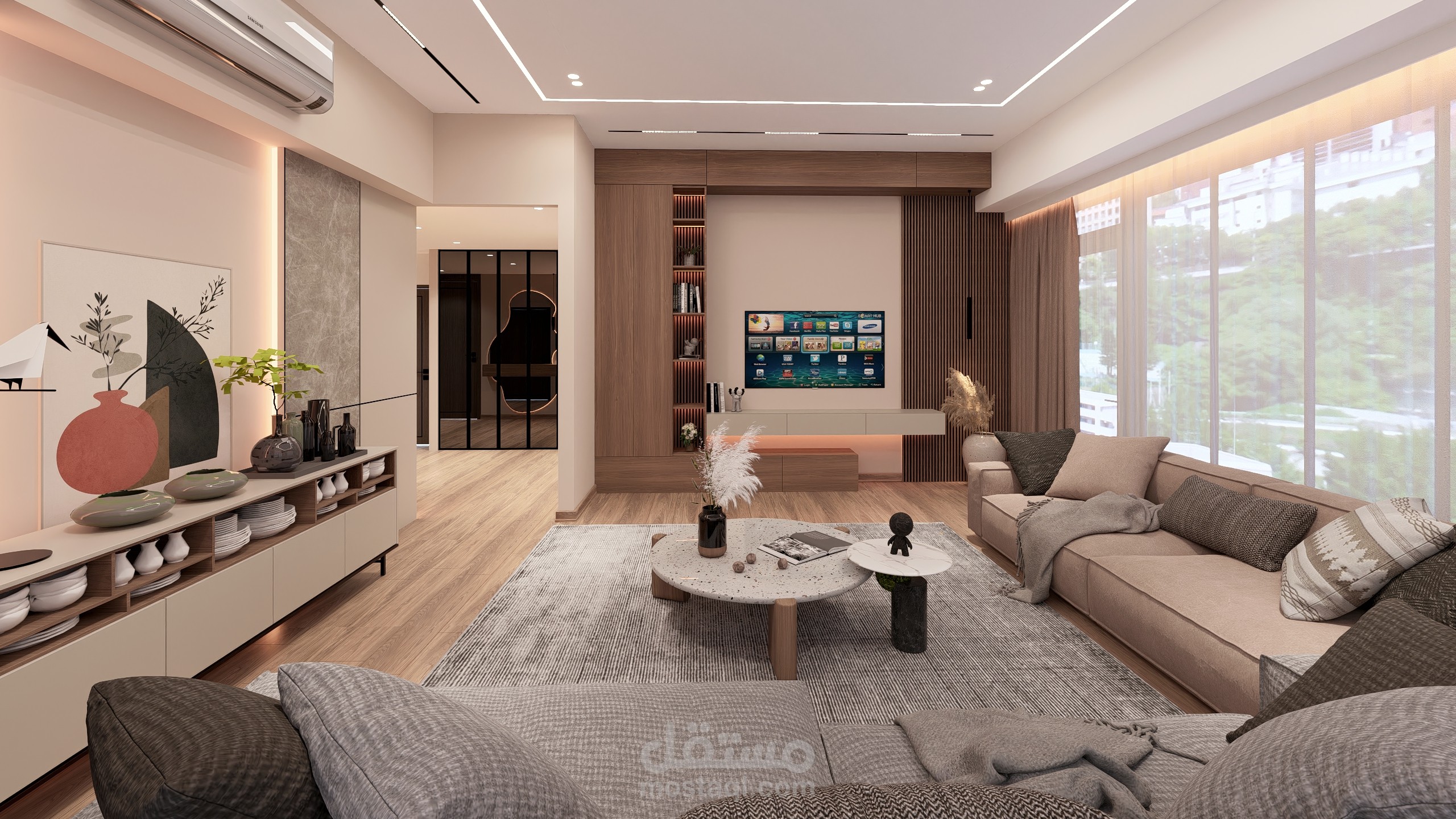 تصميم داخلي لمشروع سكني في اسطنبول