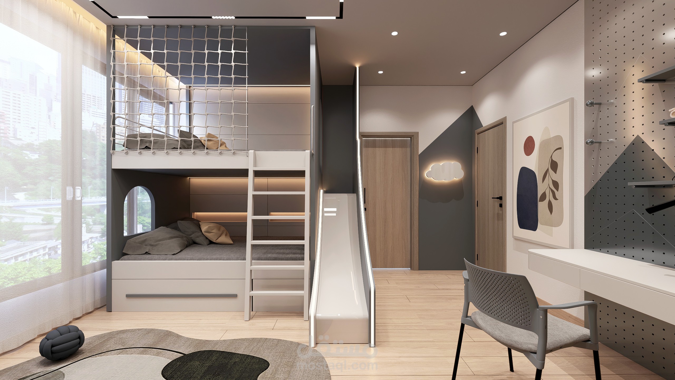 ✨ تصميم غرفة أطفال يجمع بين المرح والراحة ✨