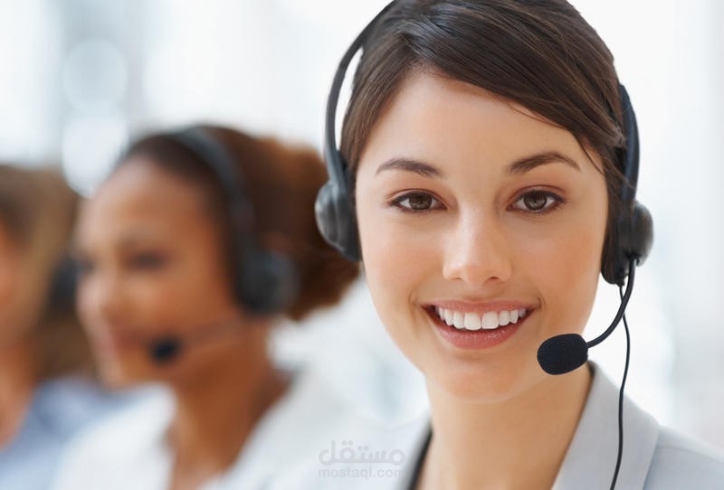 خدمة عملاء في عدد من الشركات والمنصات العربية