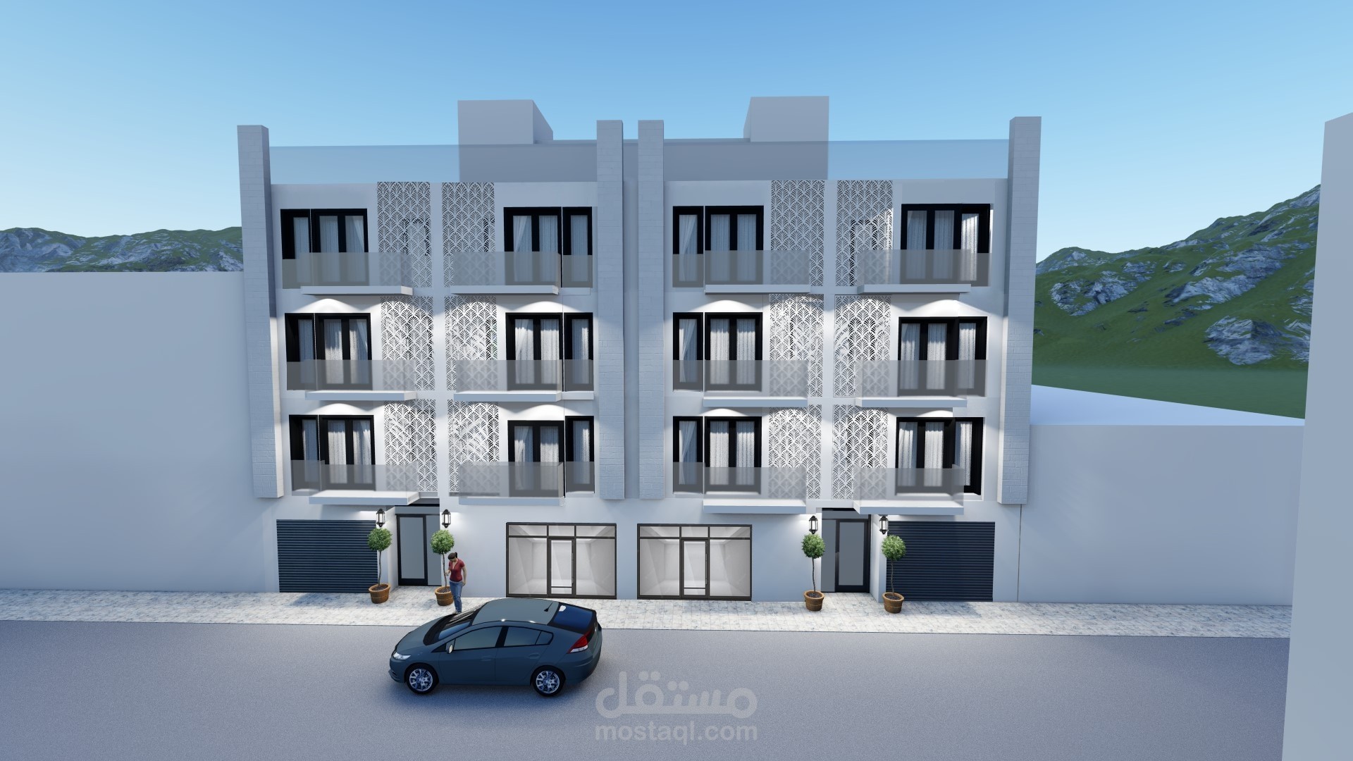 رندر لعمارة في فالنسيا بإسبانيا