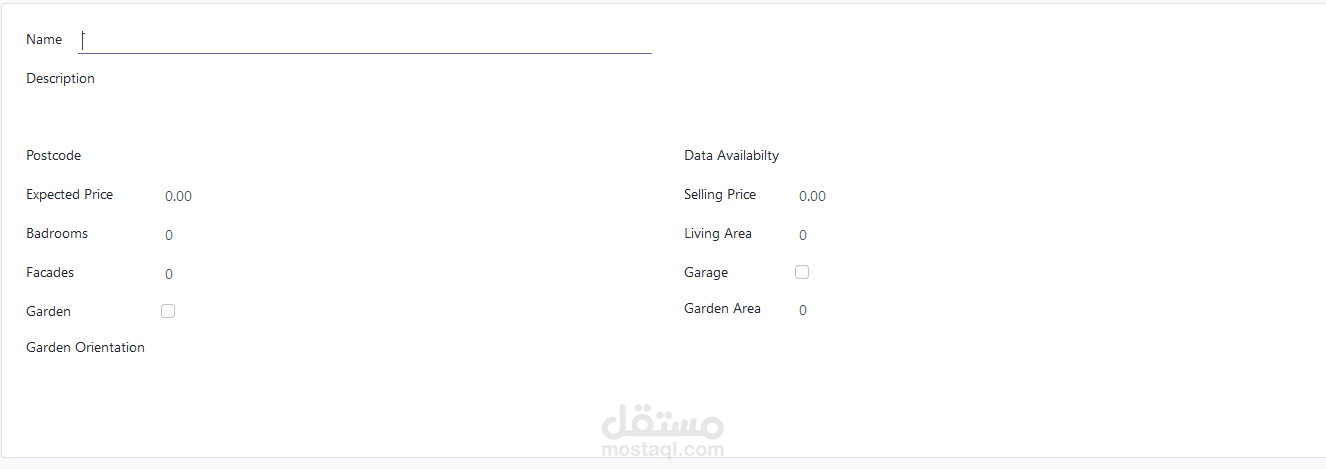 تصميم وتعديل على odoo Erp