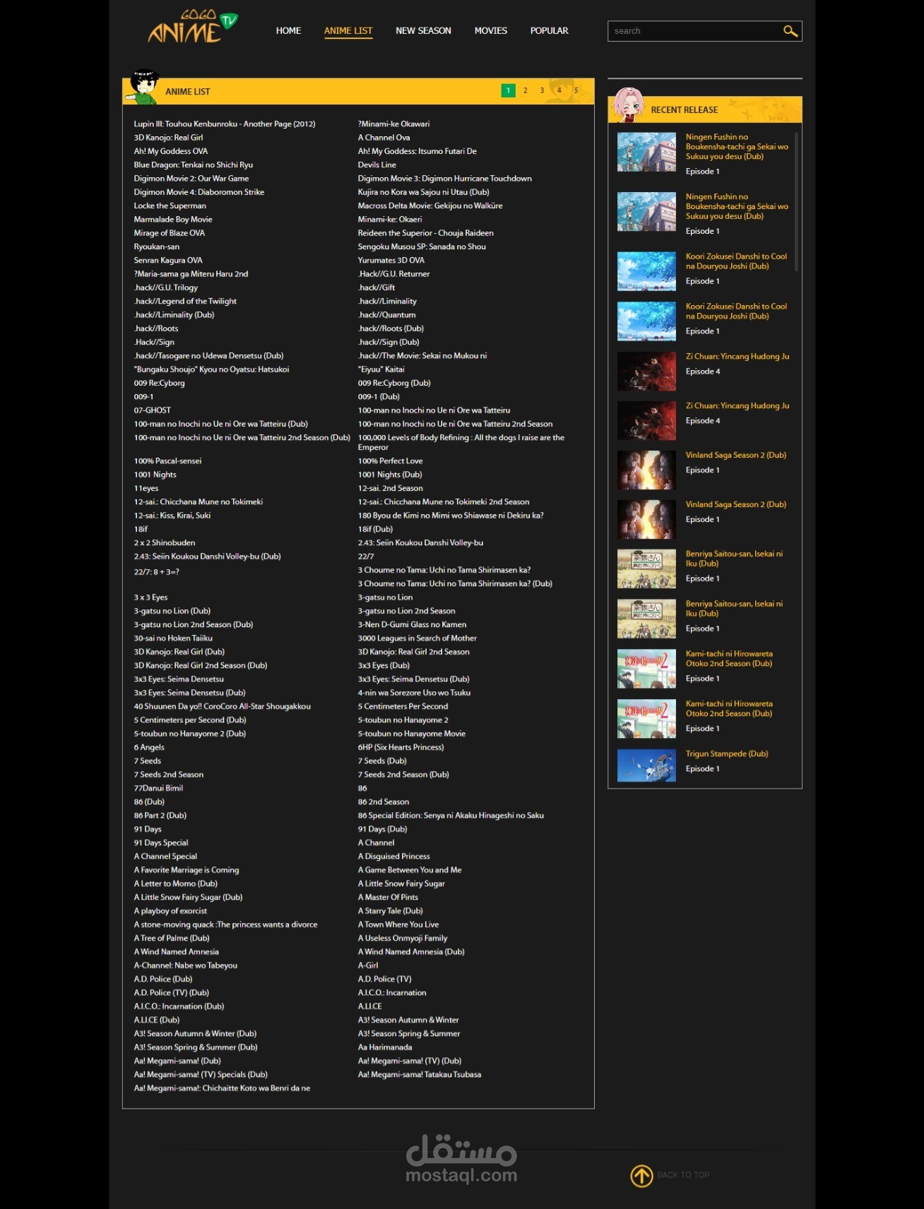 سحب محتوي موقع  googanime  و بكل محتوايته من انمي و كل سيرفيات كل حلقات الموجوده عليه و رفعهها ع موقع افلام وردبيرس