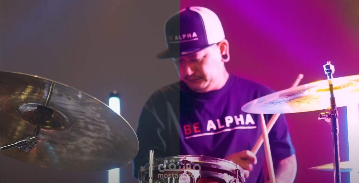 مراحل إنجاز عملية التعديل اللوني لمقاطع الفيديو.