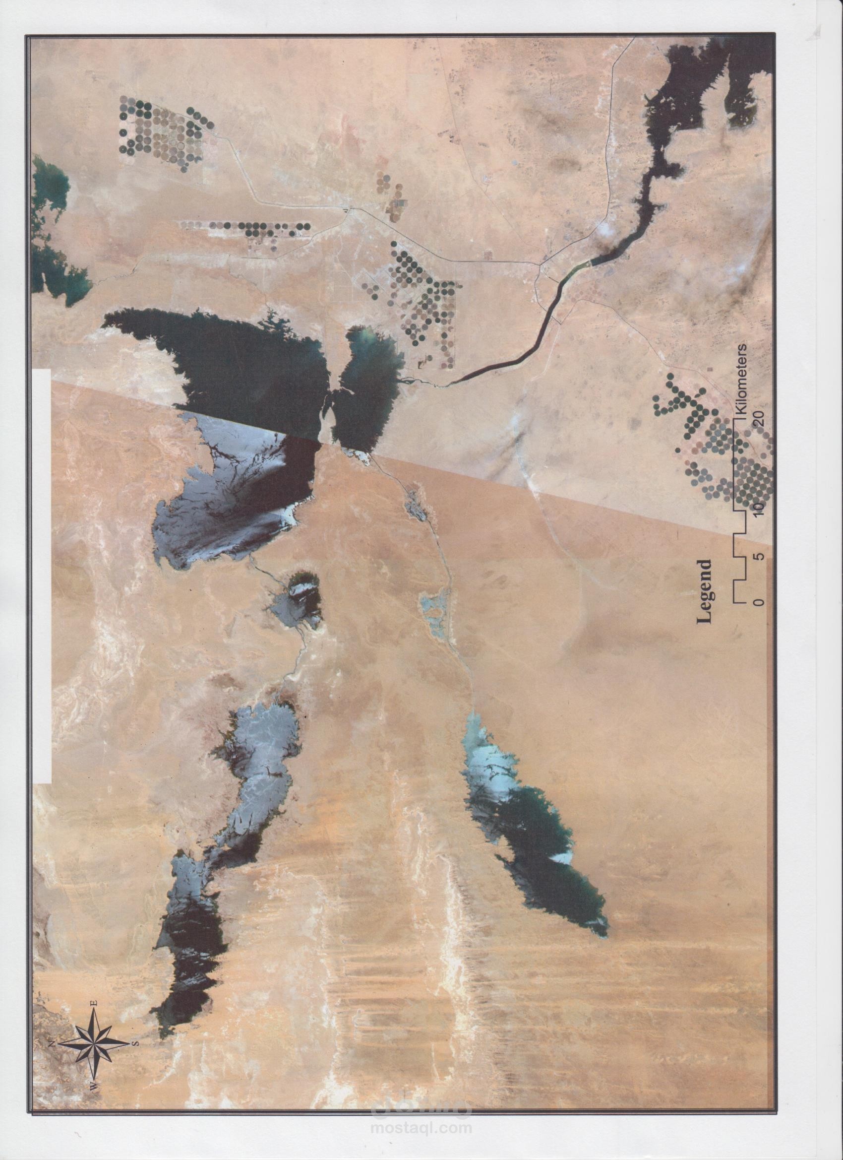 Satellite image processing and GIS