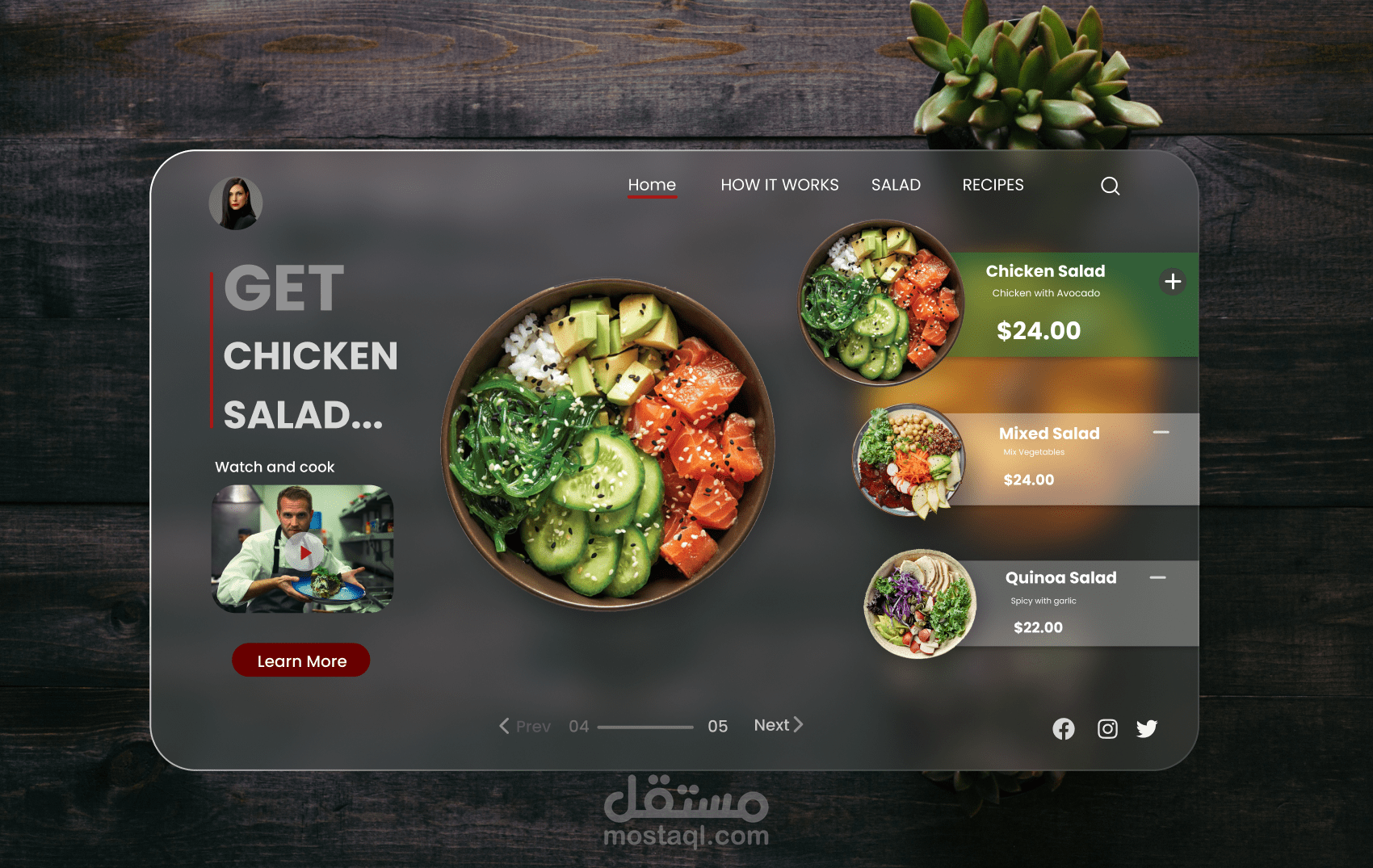 Healthy Salad - Website ?