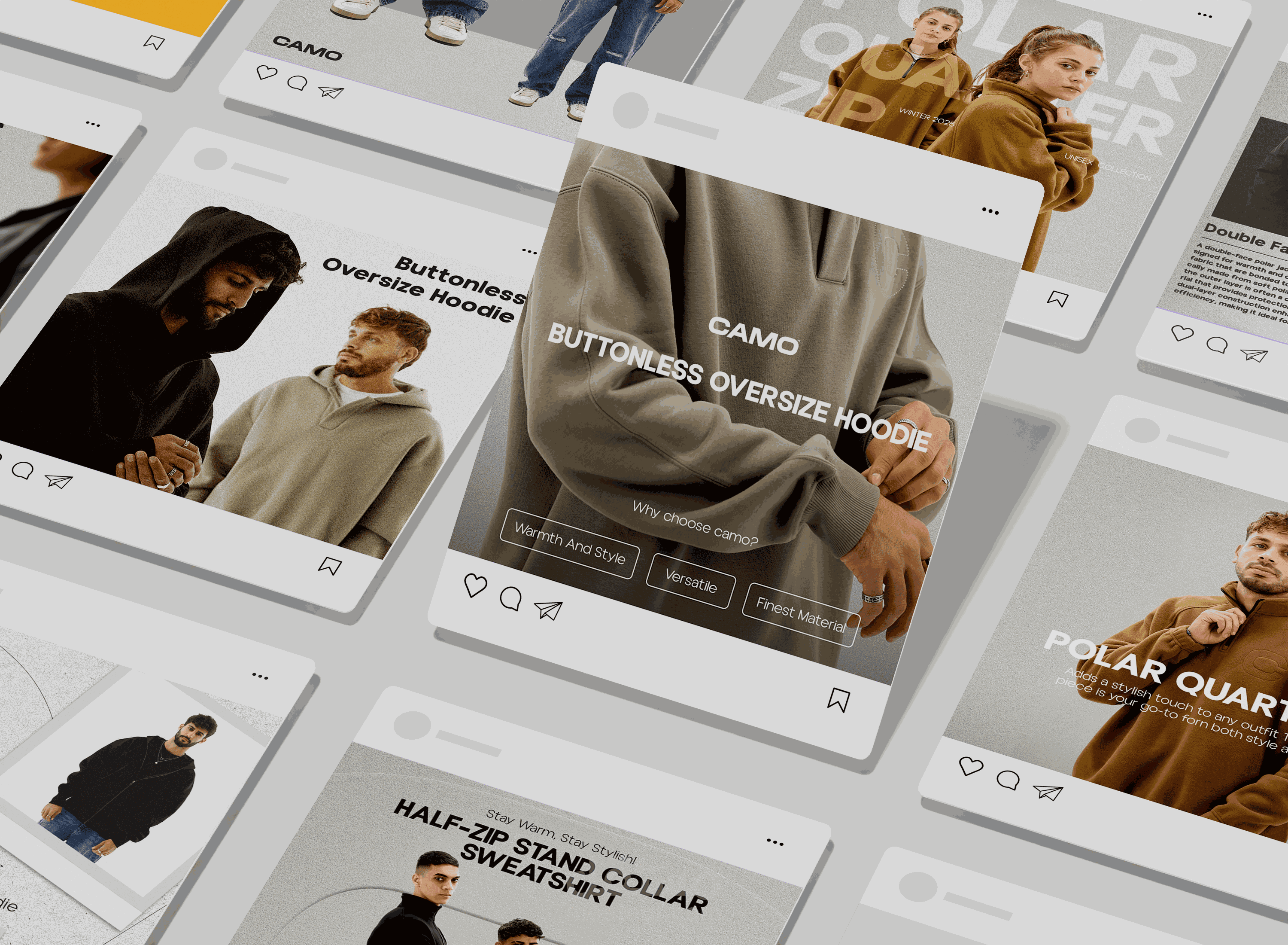 تصاميم سوشيال ميديا ل CAMO