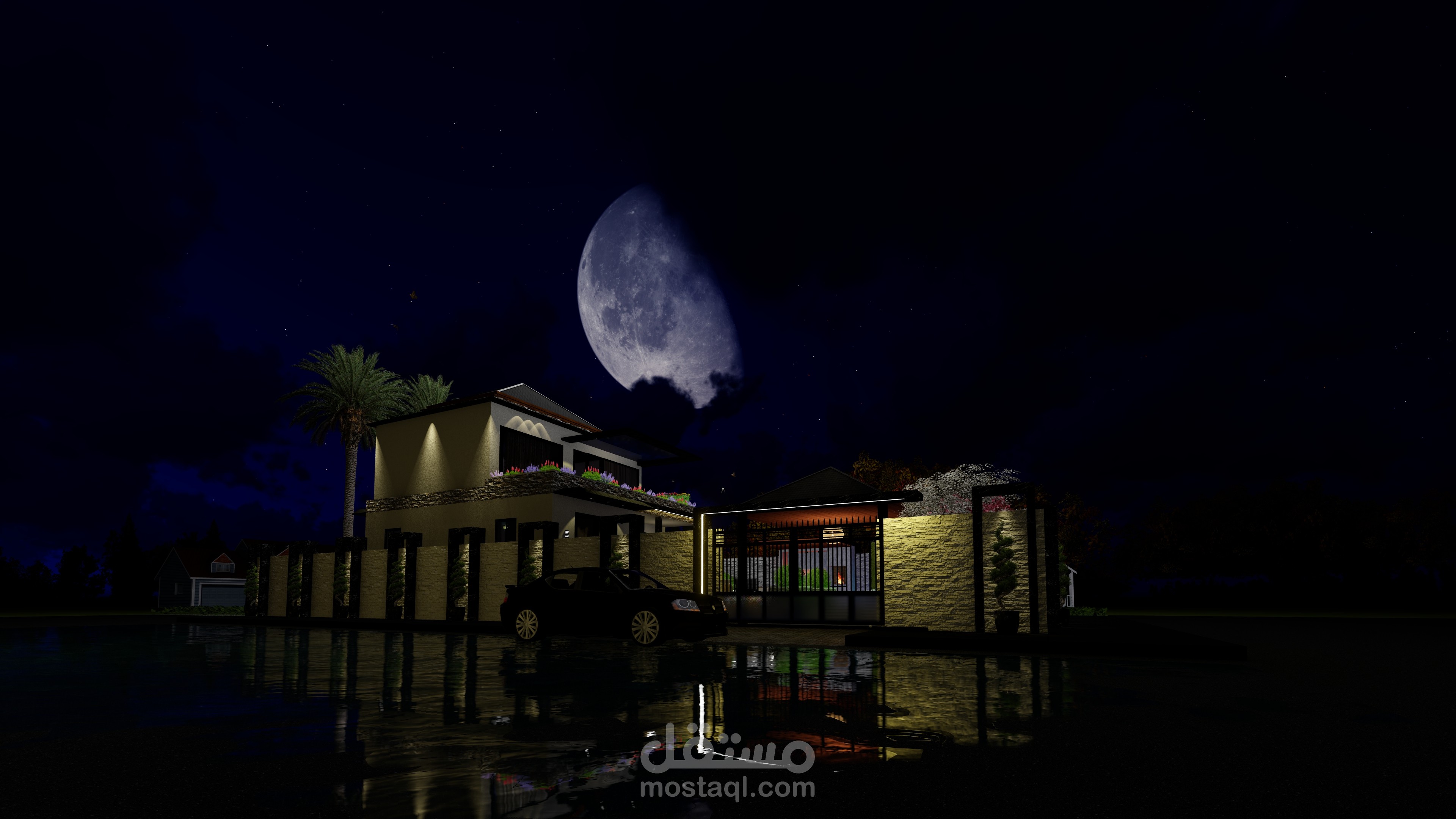 تصميم لاند سكيب Landscape