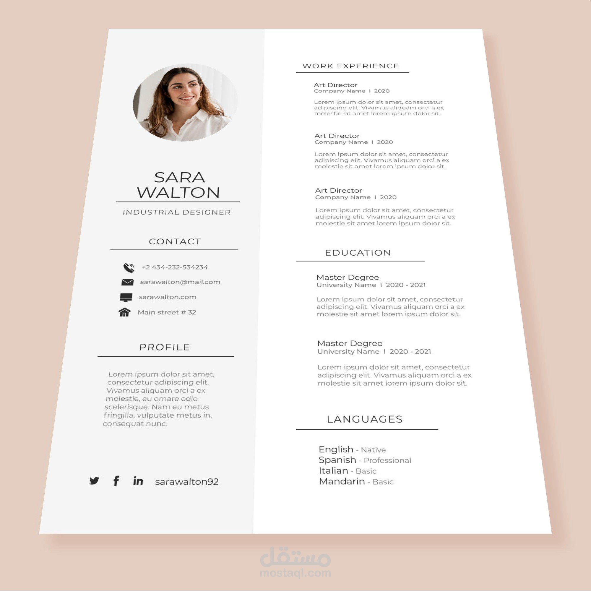 writing cv