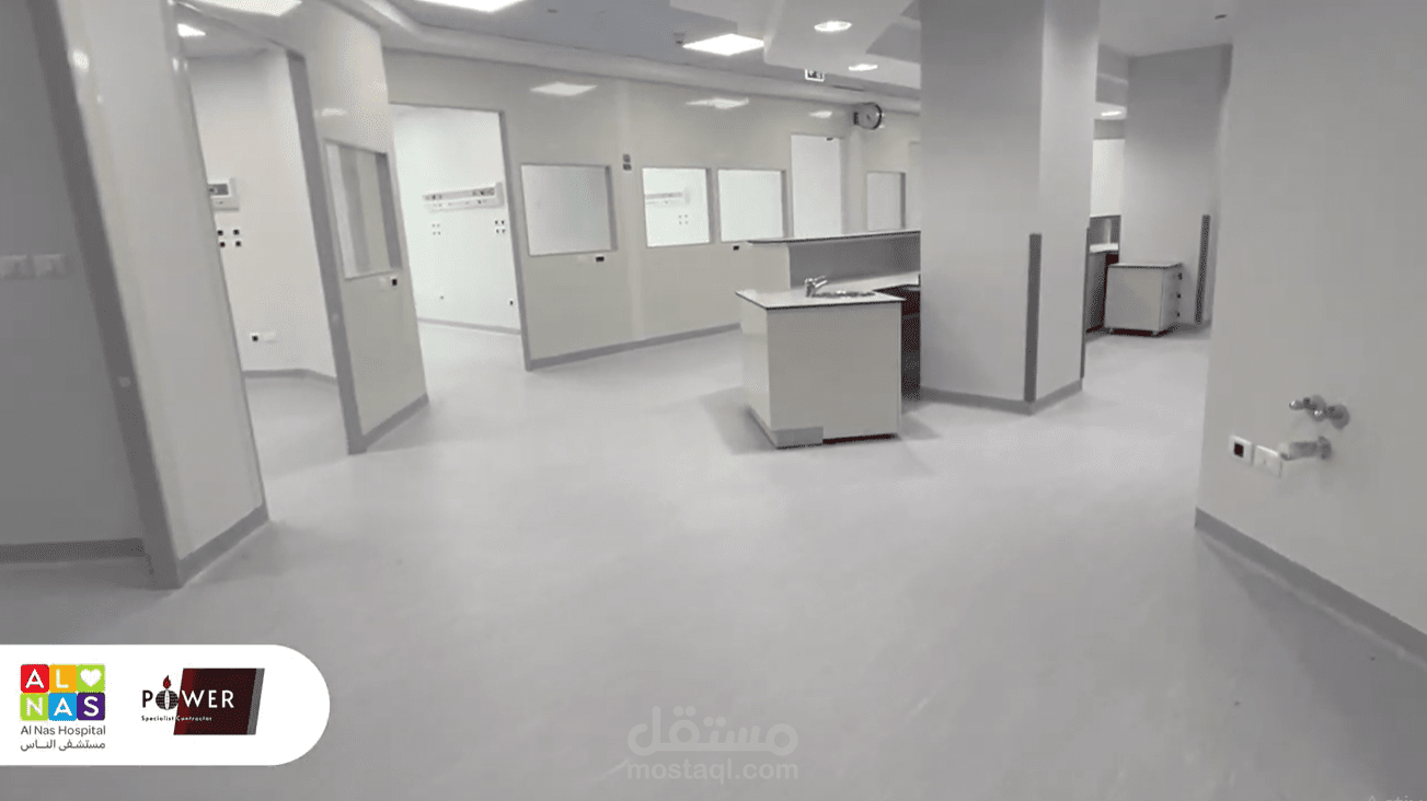 عمل مونتاج لشركة مقاولات مصرية مشروع مستشفي الناس