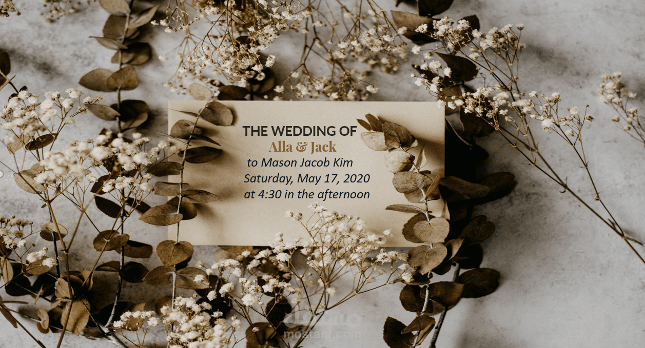 wedding card